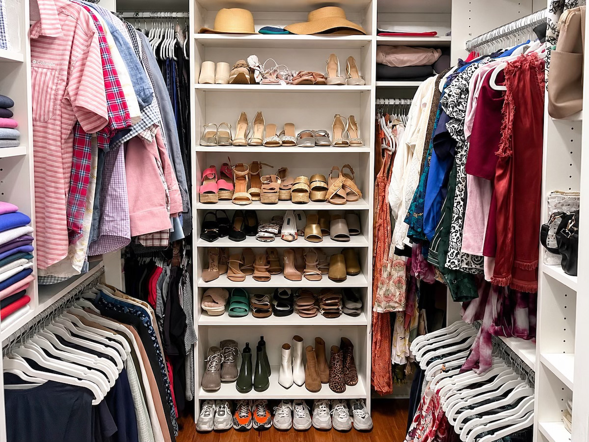 Built-In Closet System Setup - closet organizing in New Orleans by Nola Organizers