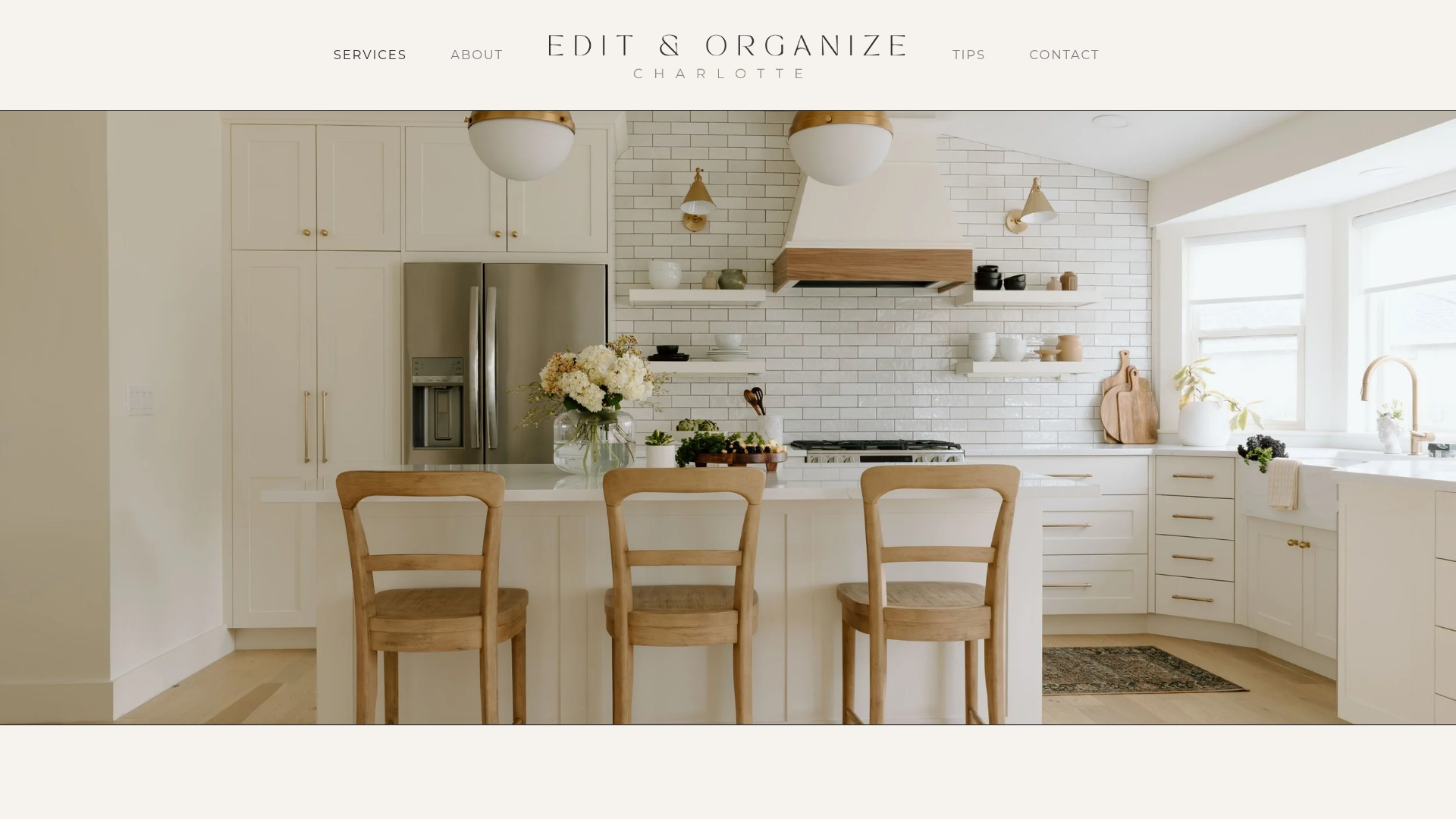 Edit & Organize Charlotte website screenshot