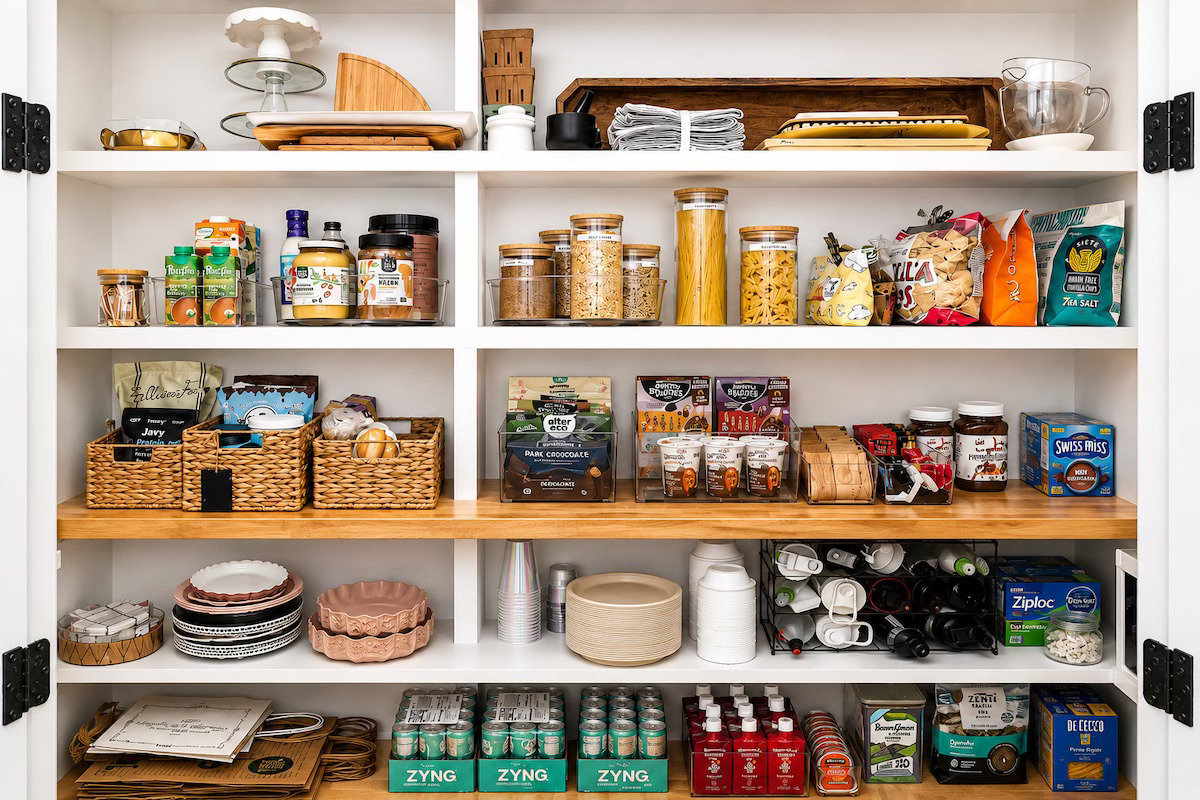 Pantry Shelf Reset - pantry organizing in New Orleans by Nola Organizers