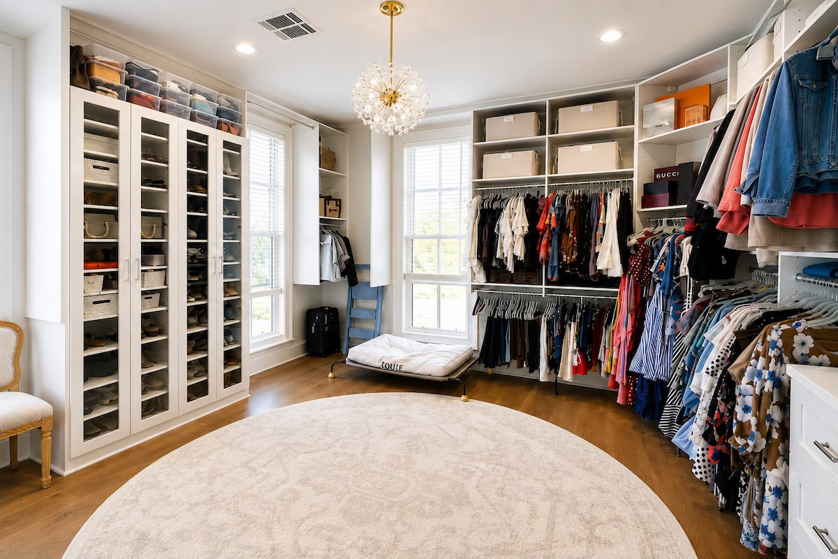 Walk-In Closet Organization - closet organizing in New Orleans by Nola Organizers