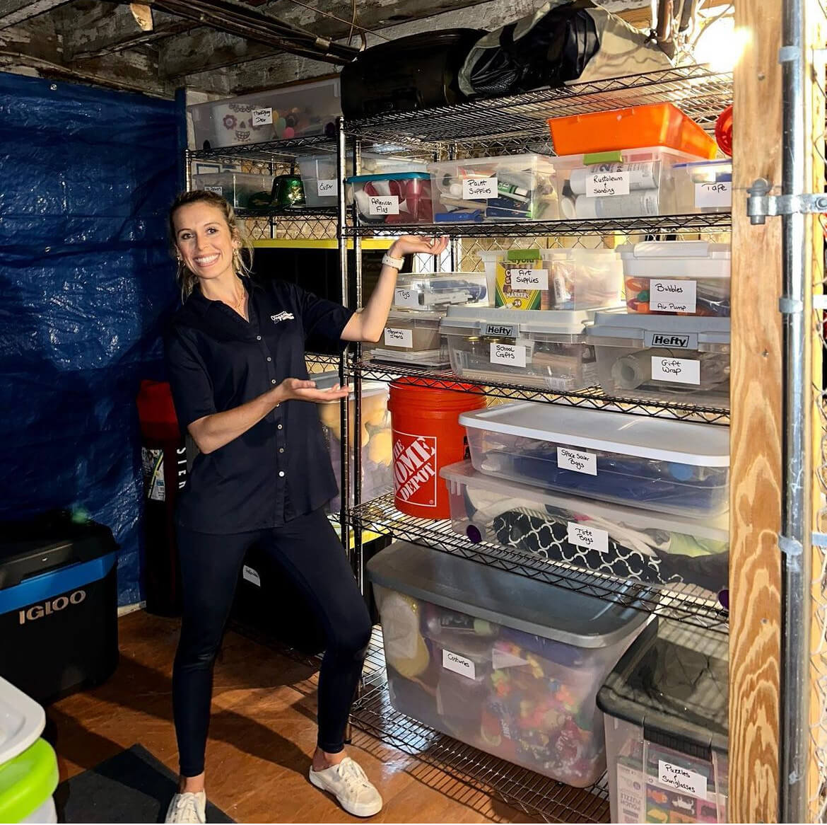 Pro Organizer Showing Off Finished Project